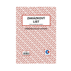 Zakázkový list A5 NCR (Baloušek)