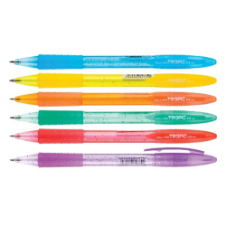 Kuličková tužka jednorázová Tropic mix barev /E