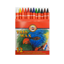 Voskovky 12ks trojhranné Koh-I-Noor /E