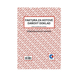Faktura za hotové A5 NCR (Baloušek)