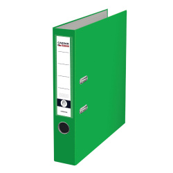 Pořadač A4 5 cm páka CAESAR OFFICE SENÁTOR prešpán zelený/E