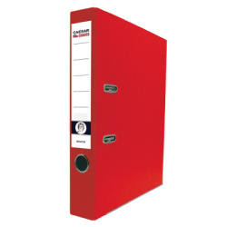 Pořadač A4 5 cm páka CAESAR OFFICE SENÁTOR prešpán červený/E