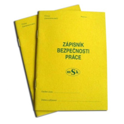 Zápisník bezp.práce A6