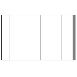 Obal na učebnice 310x540mm univ. lepící páska