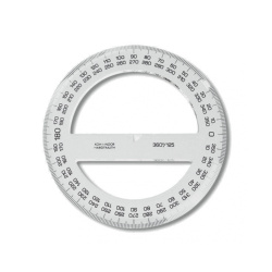 Úhloměr 360 stupňů/100mm