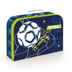Kufřík lepenka 35cm Fotbal