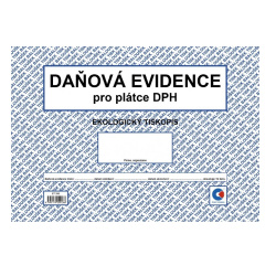 Peněžní deník A4 pro plátce daňová evidence