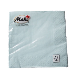 Ubrousky třívrstvé 33x33 sv.modré 20ks /E