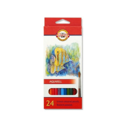 Pastelky akvarelové Aquarell Koh-I-Noor 24ks