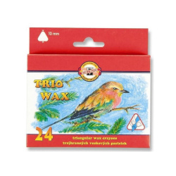 Voskovky 24ks trojhranné Koh-I-Noor /E