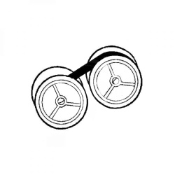 Barvicí páska GR 51 S+U 13x6 červeno-černá