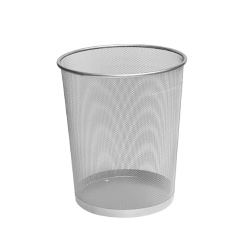 Koš odpadkový drátěný 13L stříbrný
