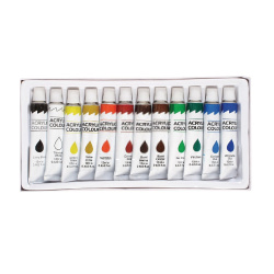 Barvy akrylové Centrum 12 barev /E