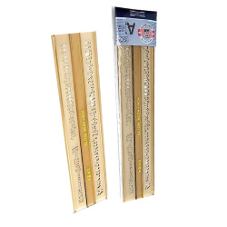 Pravítko šablona písmena a číslice 911 7mm *