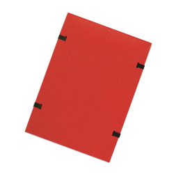Desky s tkanicí A4 prešpán Caesar Office červené