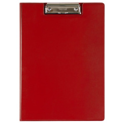 Desky s klipem dvojdeska A4 plastová červená/E