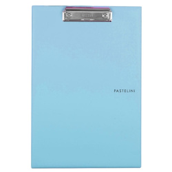 Desky s klipem jednodeska A4 PVC Pastelini modrá/E