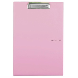 Desky s klipem jednodeska A4 PVC Pastelini růžová/E