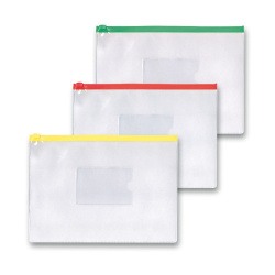 Desky se zipem A4 + kapsa na vizitku