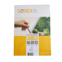Etikety na archu A4 105x148 mm Sorex 100 listů celé balení/o