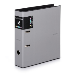 Pořadač A4 7cm páka Pastelini šedý/E