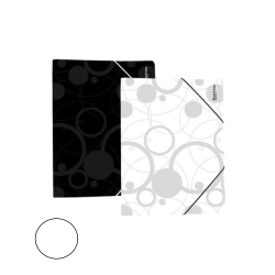 Mapa s gumou A4 tříchlopňová PP Neo Colori bílá