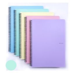 Blok spirála A4 linka 70 listů Pastelini zelený