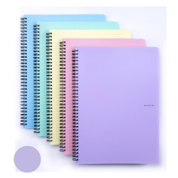 Blok spirála A4 linka 70 listů Pasteliní fialový