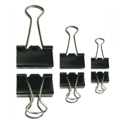 Klip Binder 19mm černé 12ks /E