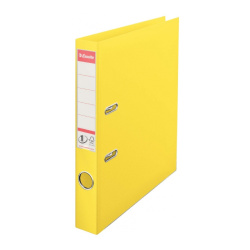 Pořadač A4 5cm páka Esselte celoplastový PP žlutý/PS