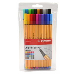 Liner 0,4 mm Stabilo Point 88 20ks sada