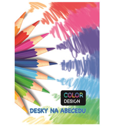 Desky na písmenka Pastelky