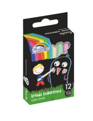 Křídy Fiorello barevné bezprašné 12ks /E