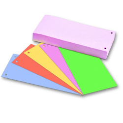 Rozlišovač papírový 1/3 A4 50ks fialový/E