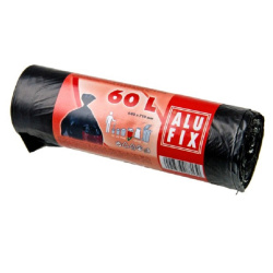 Sáčky do koše 60L/20ks role černé /o