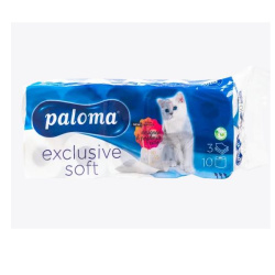 Toaletní papír třívrstvý Paloma Exclusive Soft 10ks /E