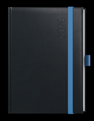 Diář 2026 denní A5 David-reno černý
