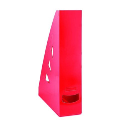 Pořadač arch.PVC zkosený D červený