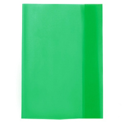 Obal na sešity A5 silný PVC zelený/E