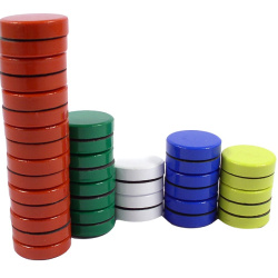 Magnety kulaté 16mm barevný mix 10ks