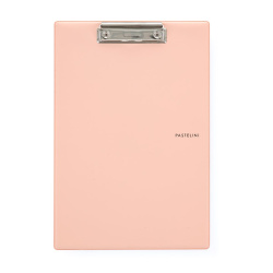 Desky s klipem jednodeska A4 PVC Pastelini meruňková /E
