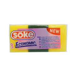 Houba na nádobí tvarovaná velká 3ks