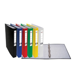 Pořadač A4 kroužkový 4cm CAESAR OFFICE IMPERATOR PP bílý