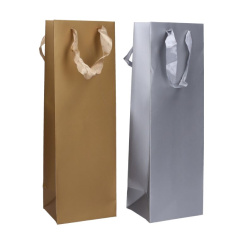 Dárková taška na láhev 11,8x36cm mix