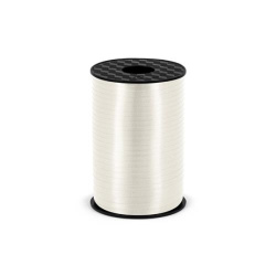 Stuha Cívka 5mm/500, hladká bílá/E