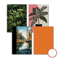 Záznamní kniha A5 linka 96 listů šitá /E