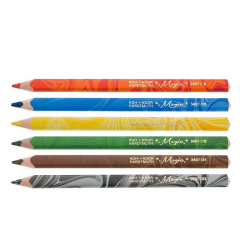 Pastelky trojhranné Koh-I-Noor silné Magic 3v1 6ks