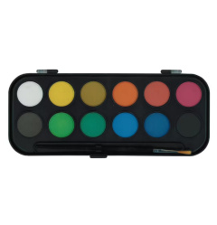 Vodové barvy Tempus 12 barev/E