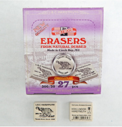 Pryž měkká na grafitové tužky 300/30 bílá/E