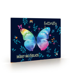 Desky na číslice Motýl/E